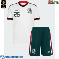 Fotballdrakt Barn Mexico Roberto Alvarado #25 Bortedraktsett VM 2026 Kortermet (+ Korte bukser)